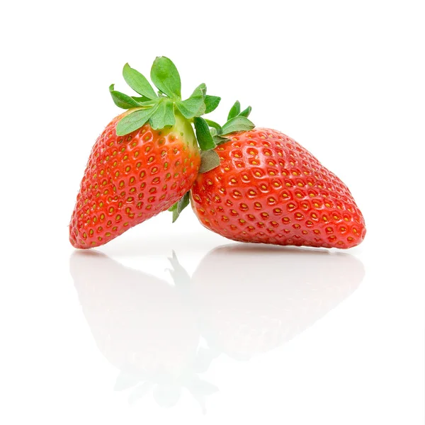 Świeże truskawki z bliska — Zdjęcie stockowe