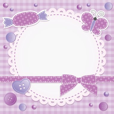 Violet frame clipart