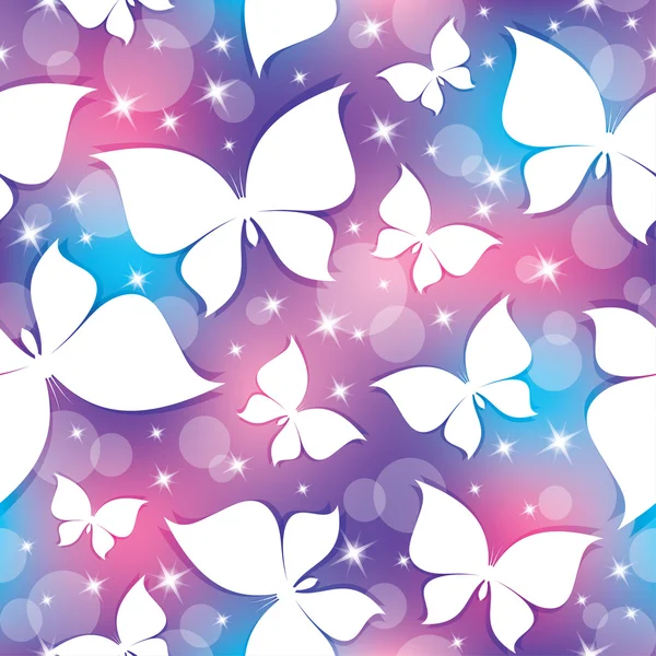 Μοτίβο με πεταλούδες — Διανυσματικό Αρχείο