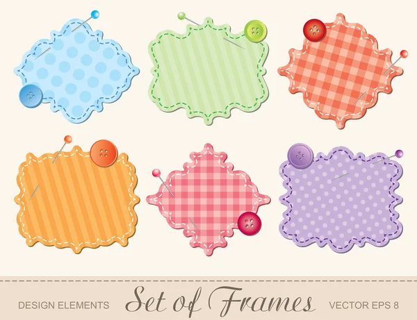 Set of frames — Stock Vector