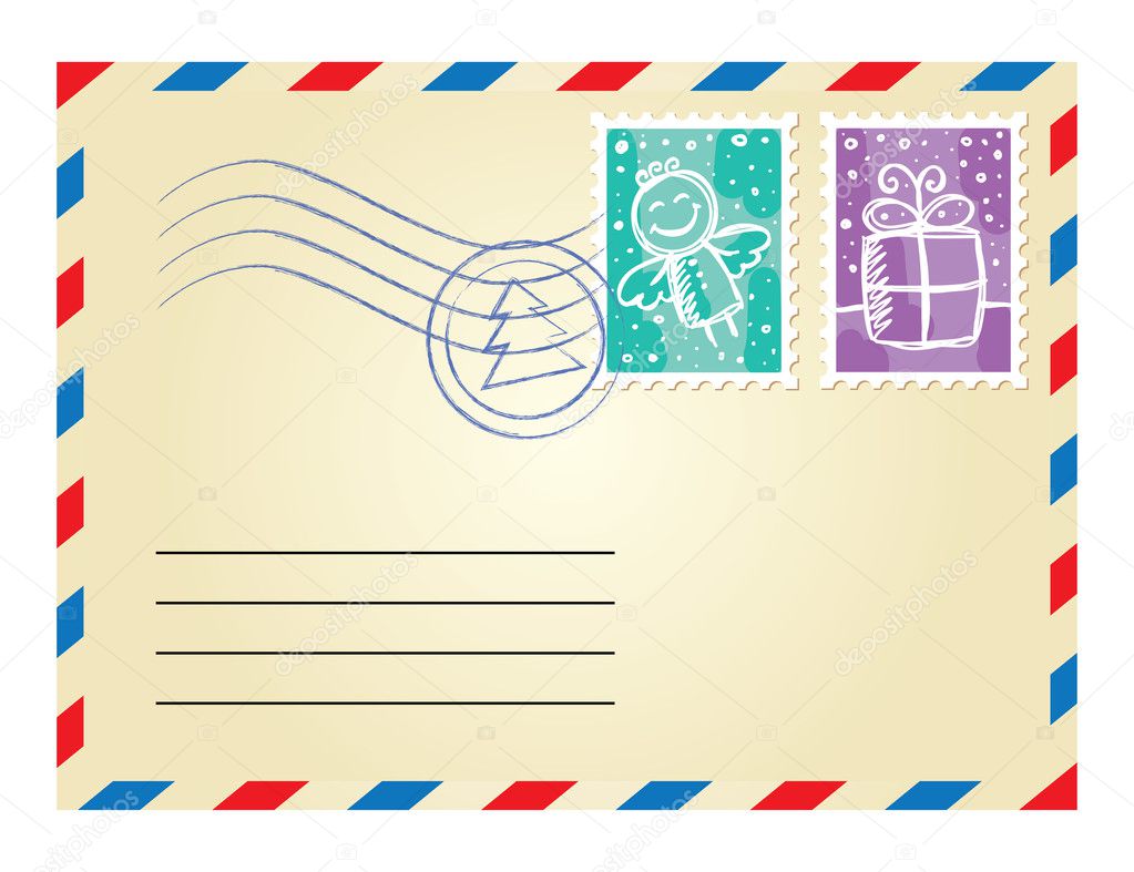 Christmas envelope