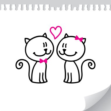 Valentine's day card clipart