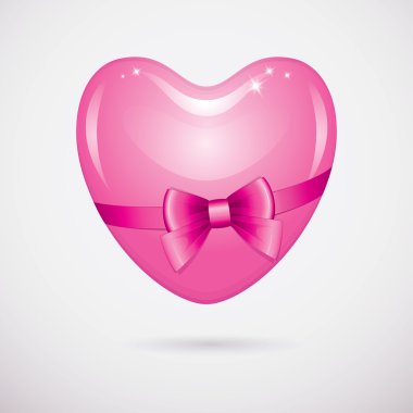 Glossy heart clipart