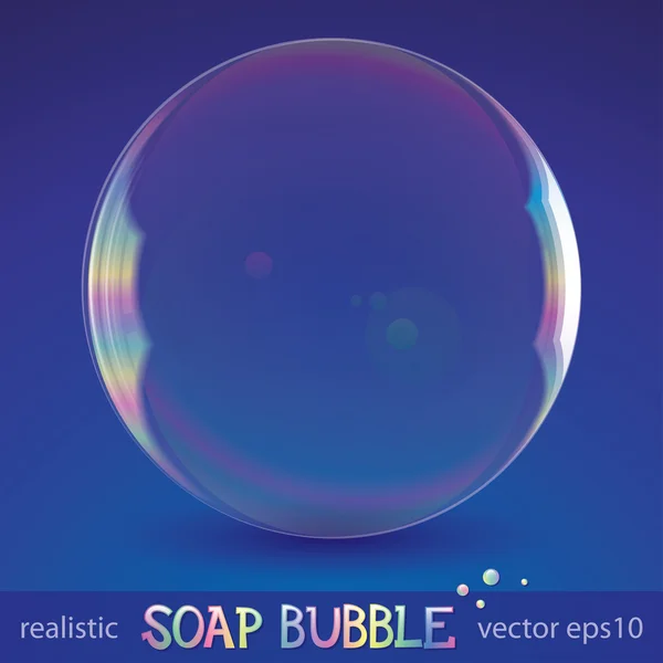 Soap bubble — Stock Vector