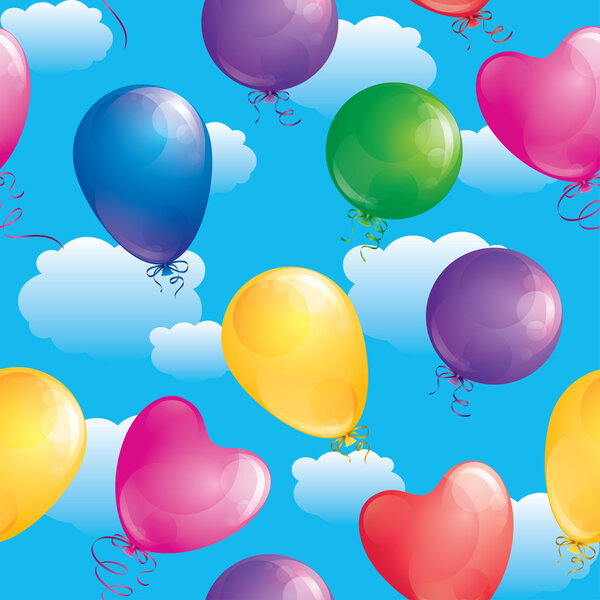 Pattern of balloons