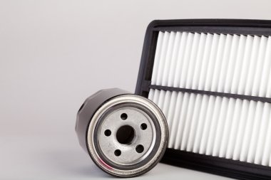 Oil and Air Filter clipart