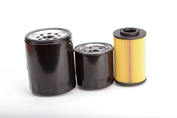 Tres nuevos filtros de aceite —  Fotos de Stock