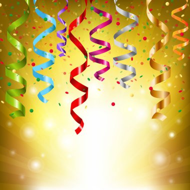 Party Streamers clipart