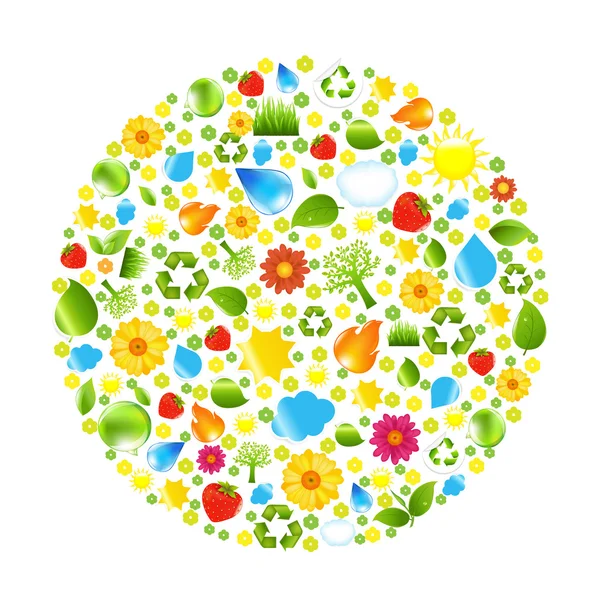 Eco-balle — Image vectorielle