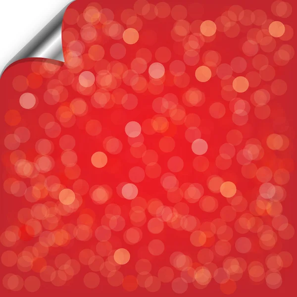 Red Backgrounds With Bokeh — Stock Vector