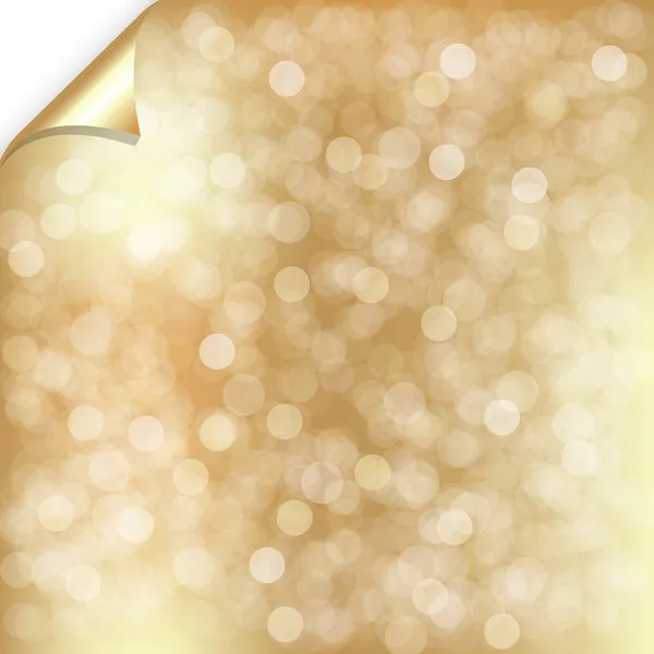 Arrière-plans en or avec Bokeh — Image vectorielle