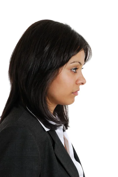 Business woman looking away in seriousness — Stock Photo, Image