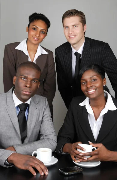 Team di lavoro multietnico — Foto Stock