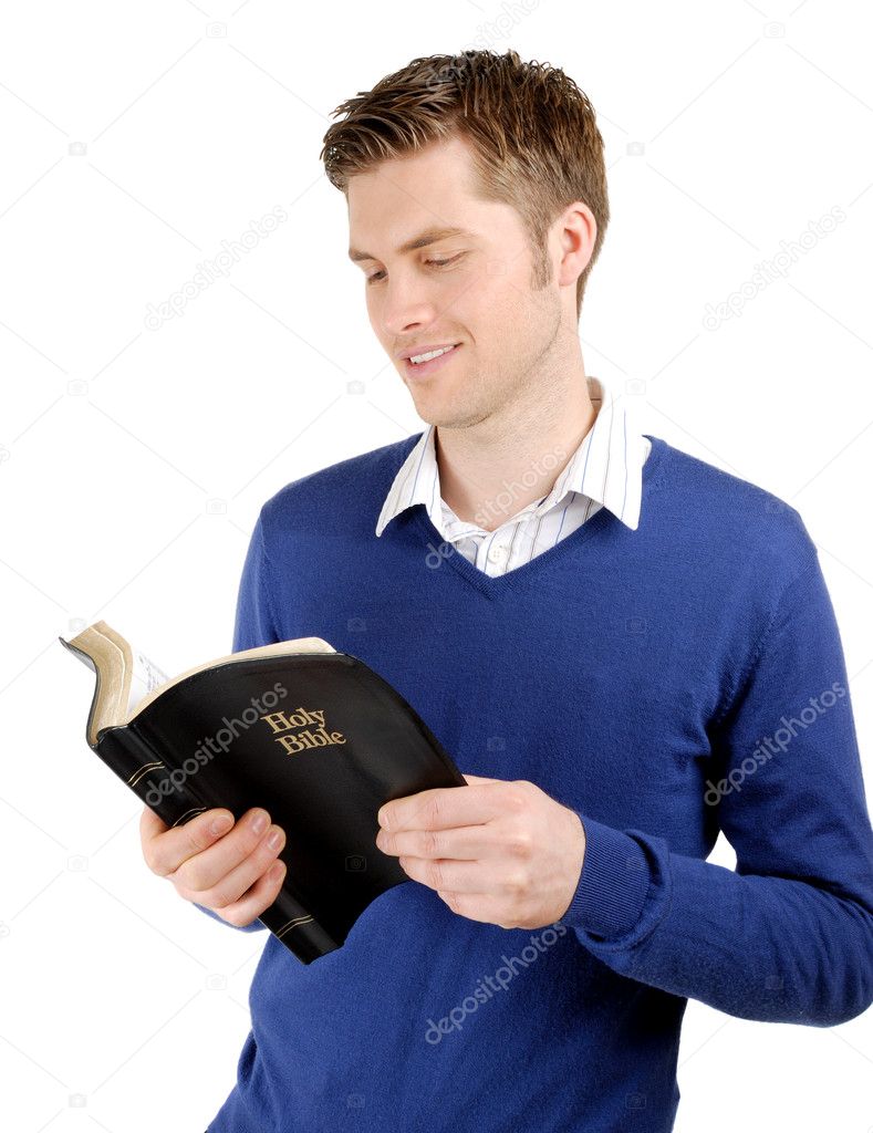 Committed christian reading bible