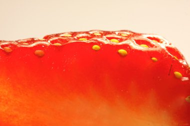 çilek yakın çekim