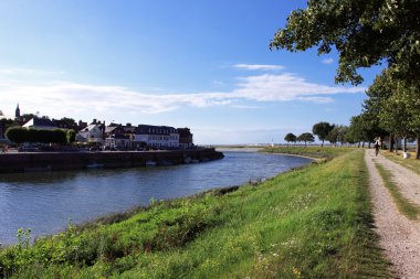 bir saint valery sur somme liman giriş kanalı