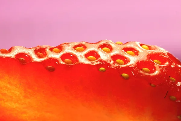 イチゴをクローズ アップ — ストック写真