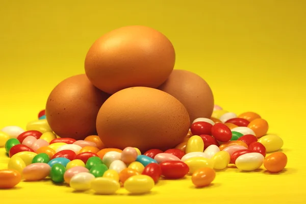 Paskalya yortusu yumurta şeker — Stok fotoğraf