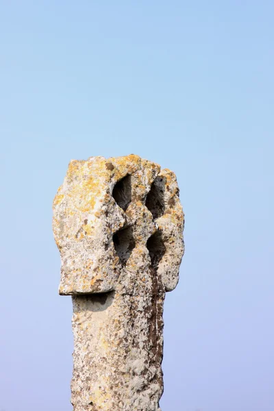 Bardzo stary krzyż templariuszy — Zdjęcie stockowe
