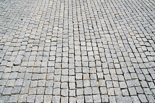 Cobbled road as background — Stock Photo, Image