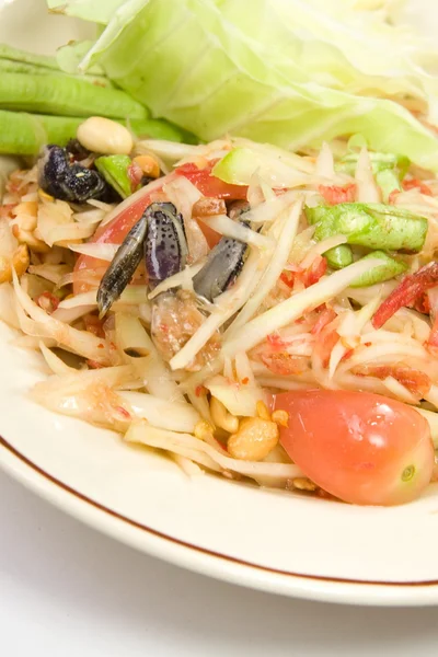 Som Tum , Papaya salad thai style. — Stock Photo, Image