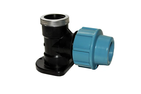 stock image Pipe fittings water for plastic pipes