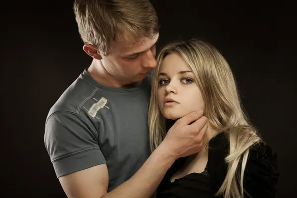 Retrato de pareja joven — Foto de Stock