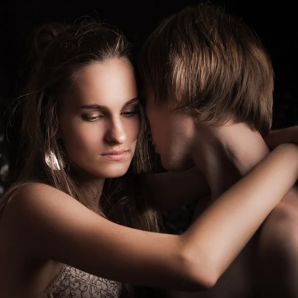 Casal jovem: fim do relacionamento — Fotografia de Stock