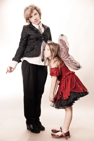 Stock image Mother and daughter portrait