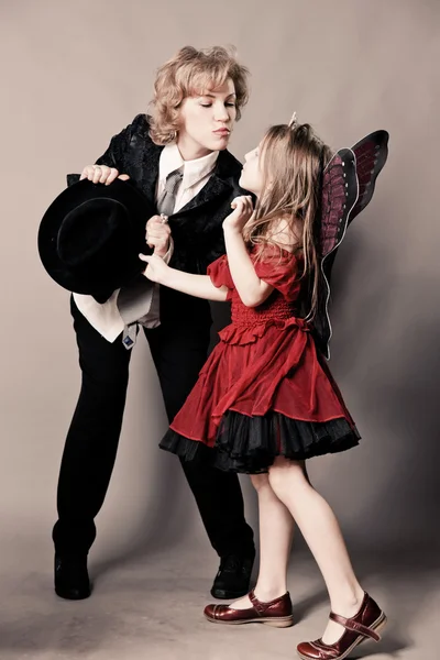 stock image Mother and daughter portrait