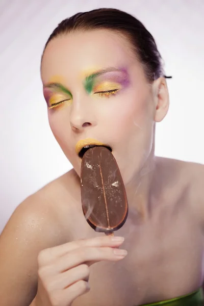 Retrato de chica joven — Foto de Stock