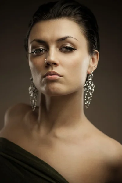 Gorgeous brunette portrait — Stock Photo, Image