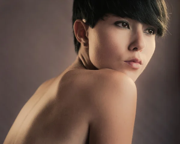 Sensuelle asiatique brunette — Photo