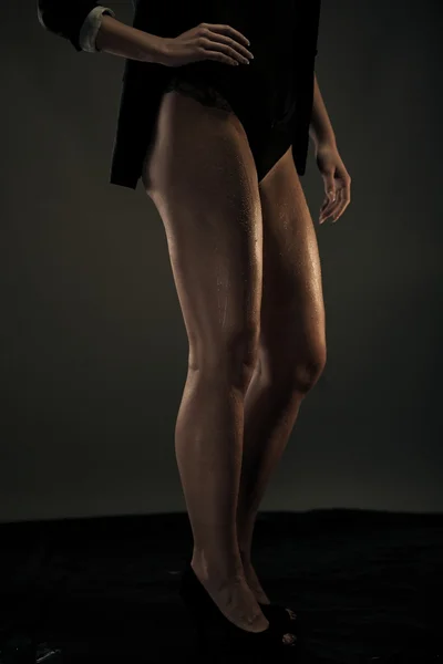 stock image Beautiful legs of woman