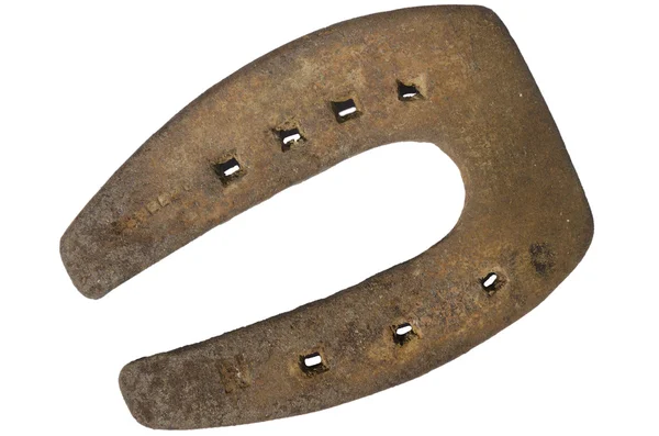Horseshoe with seven holes — Stock Photo, Image