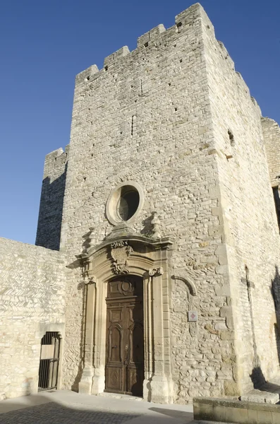 要塞化された中世の教会 — ストック写真