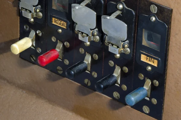 Old switchboard — Stock Photo, Image