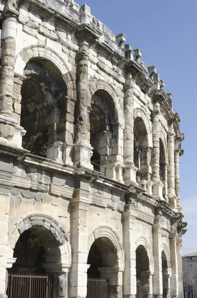 Arena van Nîmes, Romeinse overblijfselen — Stockfoto