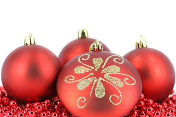 Veselé vánoční koule — Stock fotografie