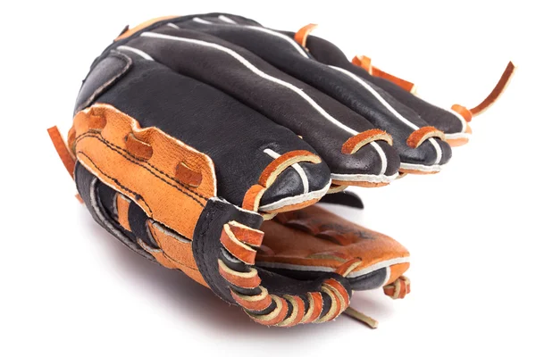 Een honkbal handschoen op een witte achtergrond — Stockfoto