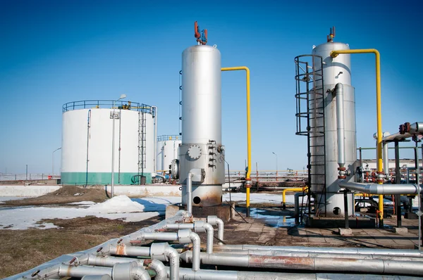 Kış gaz endüstrisi — Stok fotoğraf