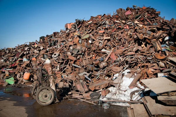 Recyklace kovů — Stock fotografie