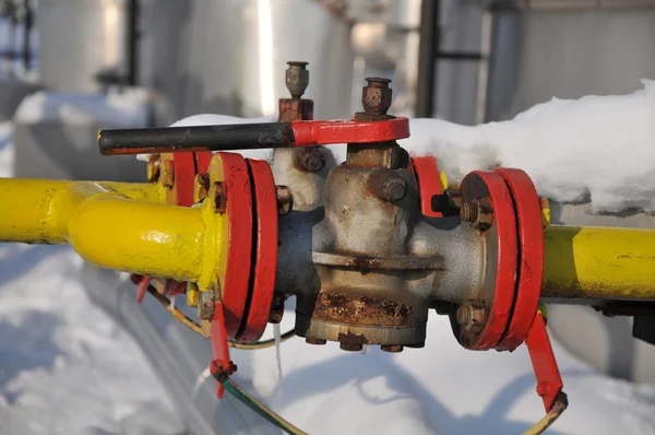 The gas valve — Stock Photo, Image