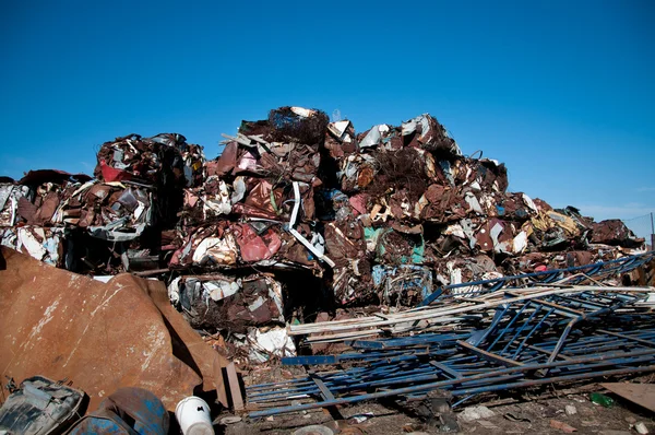 Reciclagem de metais — Fotografia de Stock