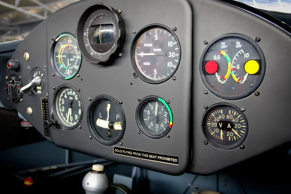 Flugzeugcockpit — Stockfoto