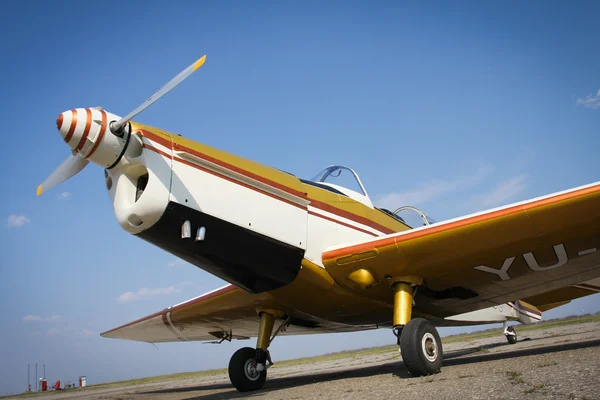 Uçak pervane ve motor — Stok fotoğraf