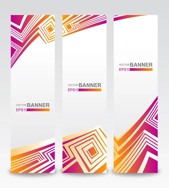 Colorful Abstract Banner — Stock Vector