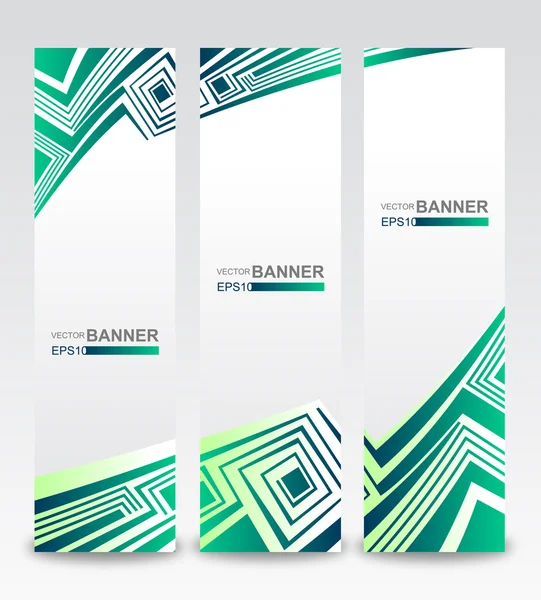 Absztrakt modern banner-készlet. Vector design — Stock Vector