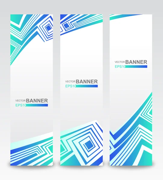 The stylish vertical banners — Stock Vector