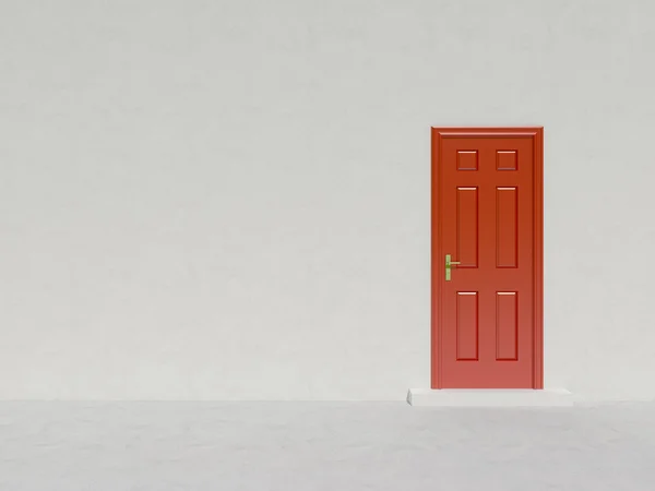 Κόκκινη πόρτα — Φωτογραφία Αρχείου